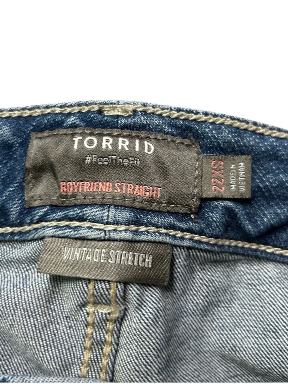 Women’s Torrid Blue Jeans Size 22XS Extra Short - Picture 4 of 4